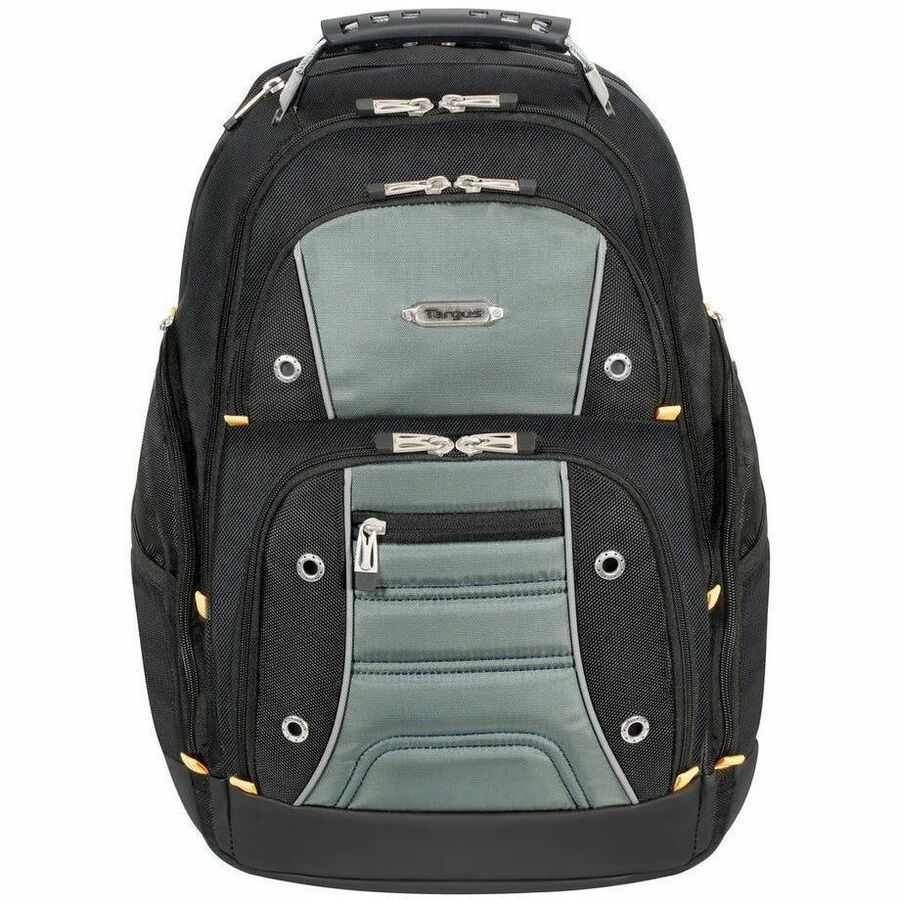 Targus Drifter II TSB239US Carrying Case Rugged (Backpack) for 17" Notebook - Black/Gray - TAA Compliant