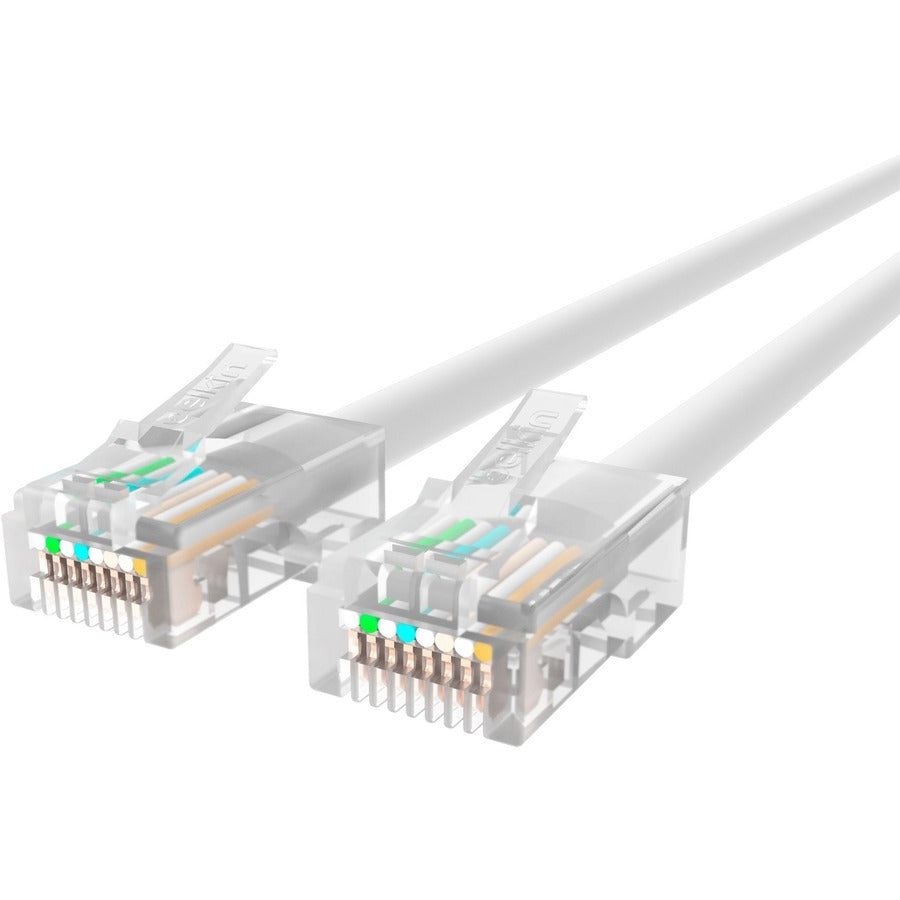 Belkin CAT5e Snagless Ethernet Cable - 10/100/1000BASE-T, Gold-Plated RJ45 Connectors, 350MHz Performance