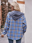 Oversized Plaid Button Up Shacket