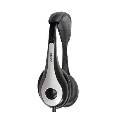 Avid AE-35 On-Ear Kids Headphones - Durable White/Black with Chew-Resistant Braided Cord
