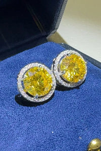 4 Carat Moissanite 925 Sterling Silver Earrings