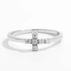 925 Sterling Silver & Zircon Cross Ring for Elegant Style - Durable & Imported Jewelry - Store 42