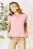 Basic Bae Bamboo Full Size Round Neck Short Sleeve T-Shirt Plus Size
