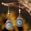Elegant Alloy Teardrop Earrings with Oil Drip Finish - Stylish Casual Accessory - Store 42