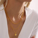 Elegant 18K Gold-Plated Shell Pearl Necklace - Stylish, Durable, and Imported Fashion Jewelry - Store 42