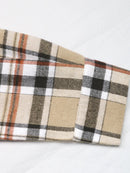 Plaid Button Up Shirt and Skirt Set