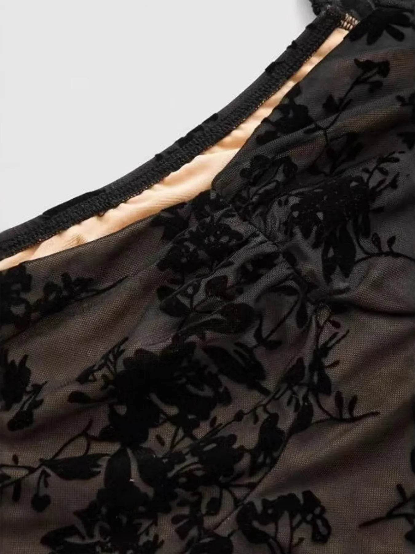 Elegant Lace Flare Sleeve Mini Dress with Tied Detail – Perfect for Any Occasion - Store 42