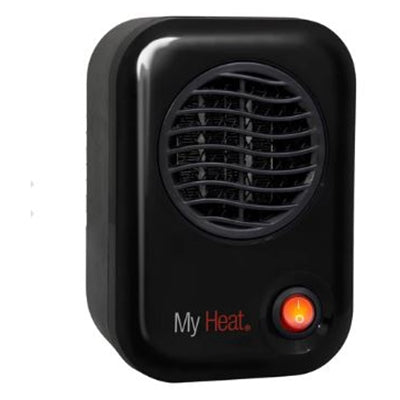 Lasko 400W MyHeat Mini Personal Ceramic Heater - Compact, Energy Efficient, Safe & Portable in Black