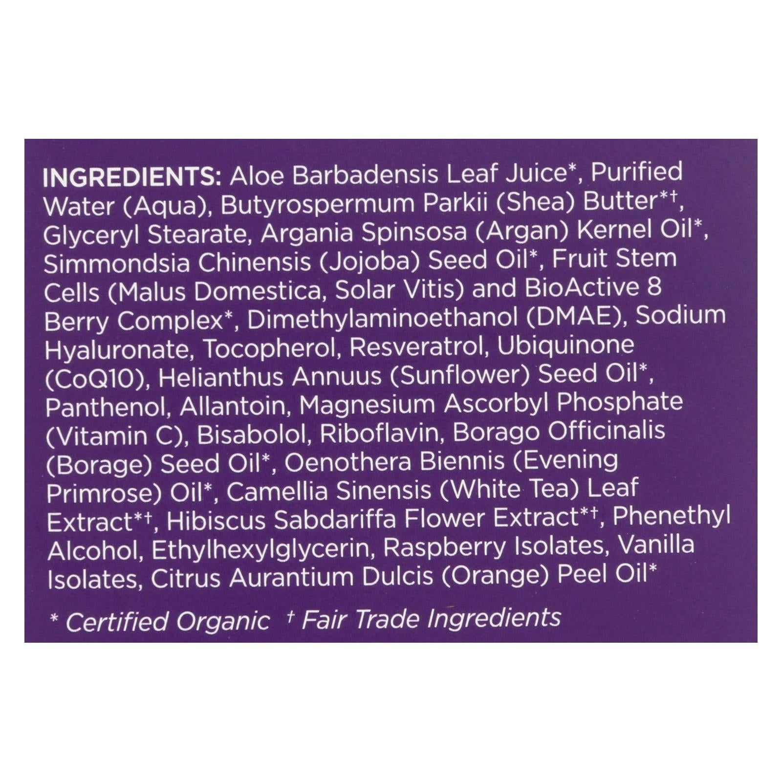 Andalou Naturals Age-Defying Hyaluronic DMAE Lift and Firm Cream - 1.7 fl oz