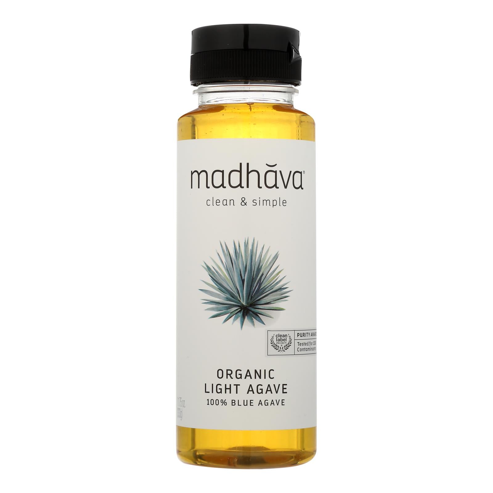 Madhava Honey Golden Light Agave - Case of 6 - 11.75 Fl oz.