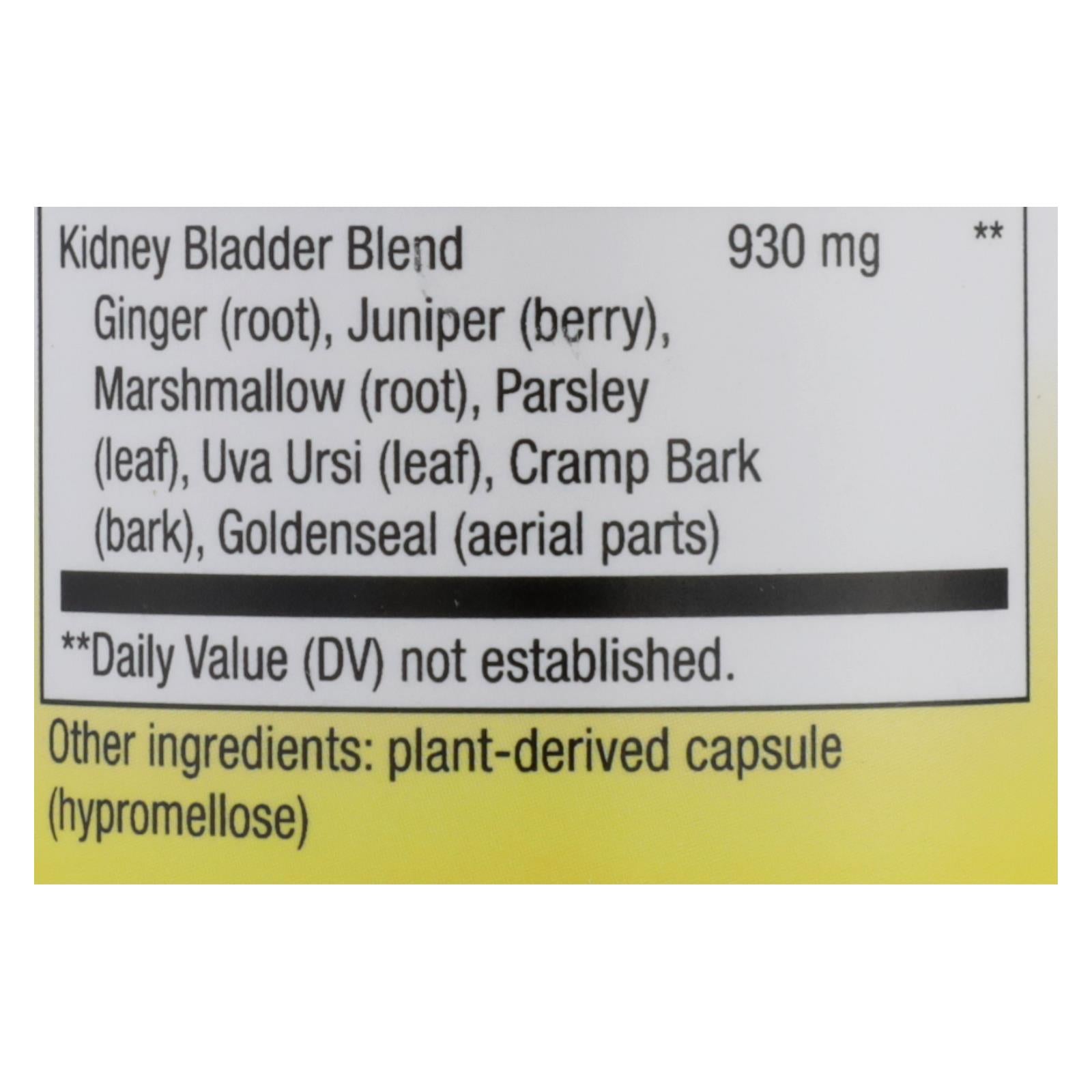 Nature's Way Kidney Bladder Support - 100 Natural Herbal Capsules for Urinary Health