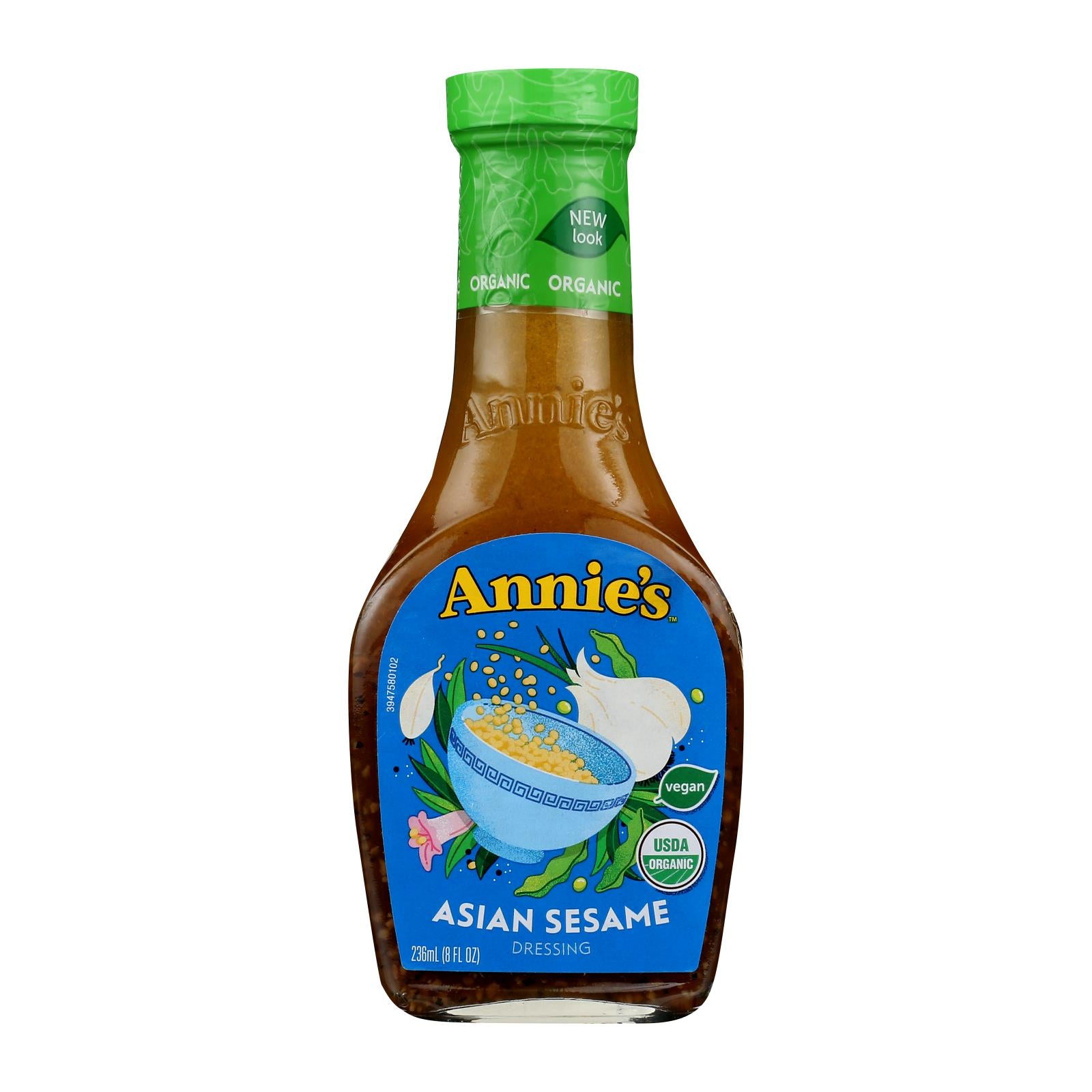 Annie's Naturals Organic Dressing Asian Sesame - Case of 6 - 8 fl oz.