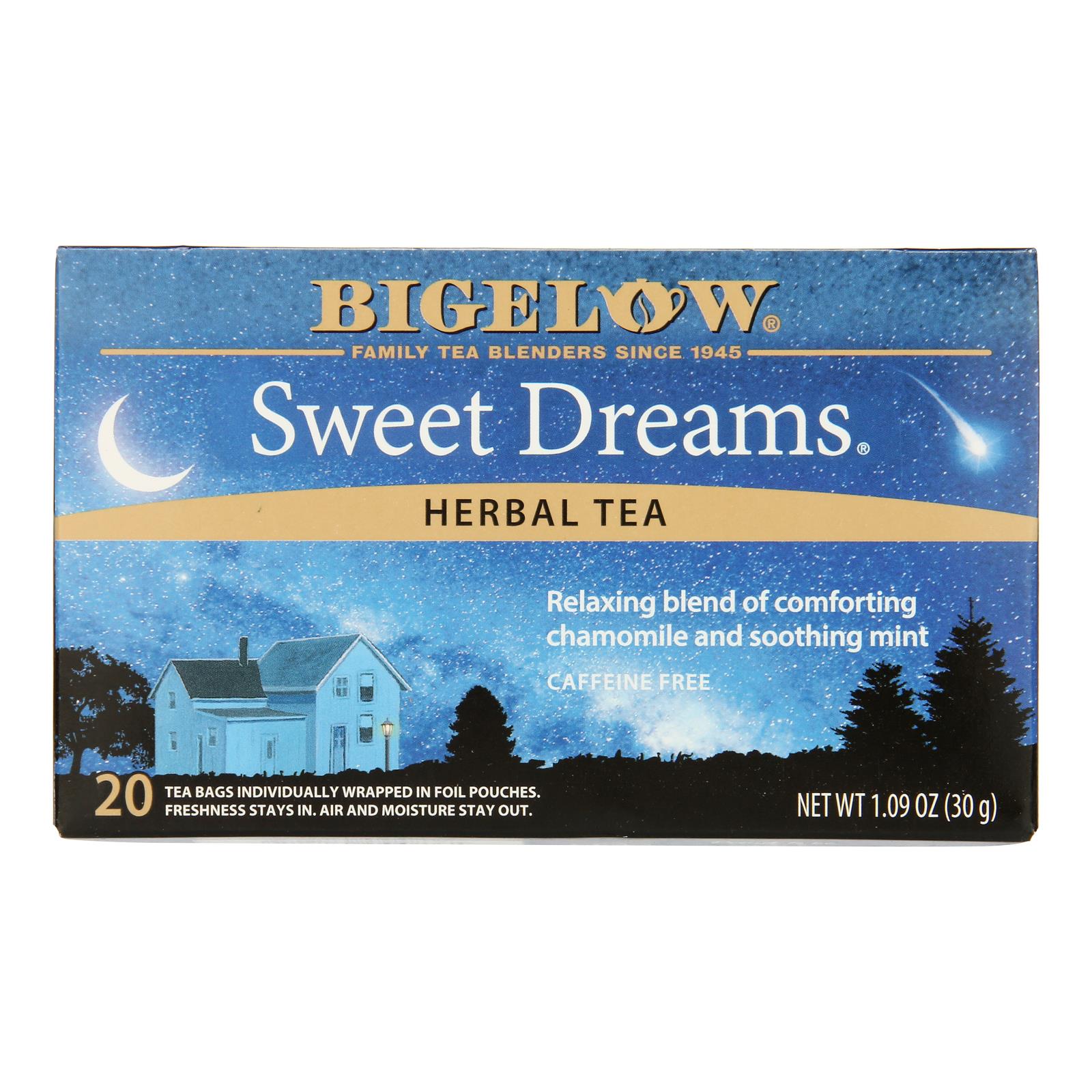 Bigelow Tea Sweet Dreams Herb Tea - Case of 6 - 20 BAG