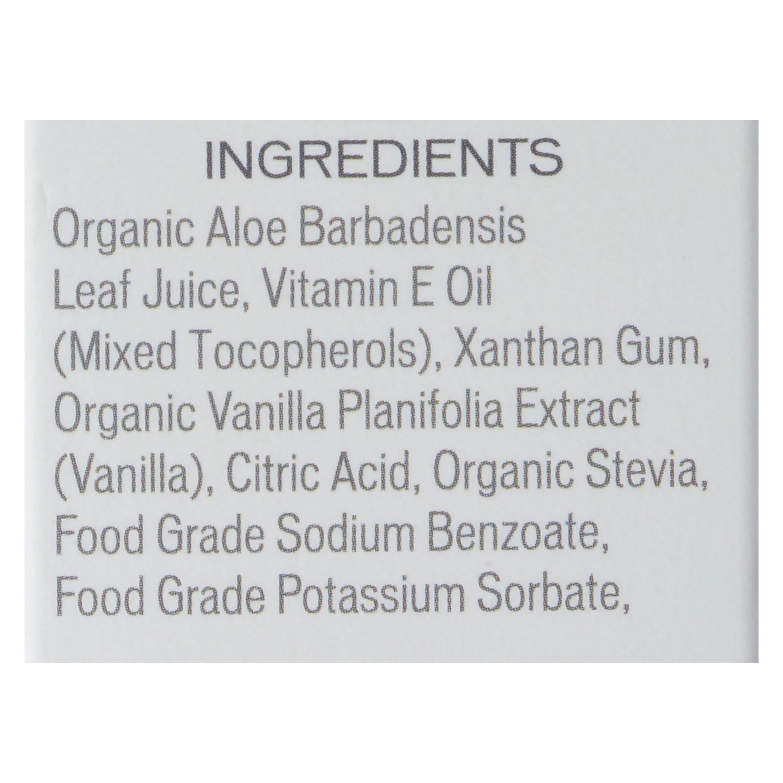 Aloe Cadabra Natural Organic Personal Lubricant - Tahitian Vanilla - 2.5 oz