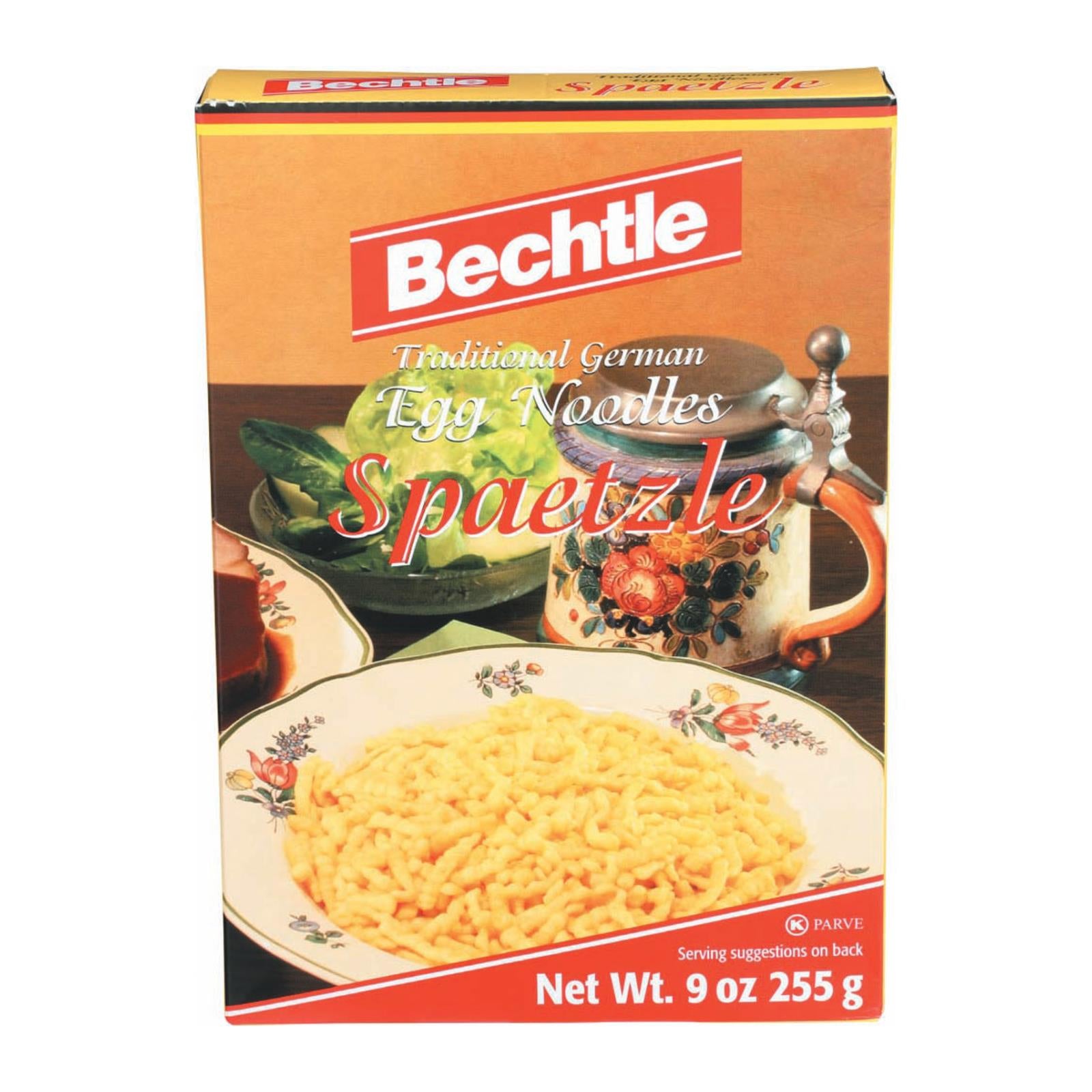 Bechtle Traditional German Spaetzle - Case of 12 - 9 Oz Egg Noodles with Durum Wheat