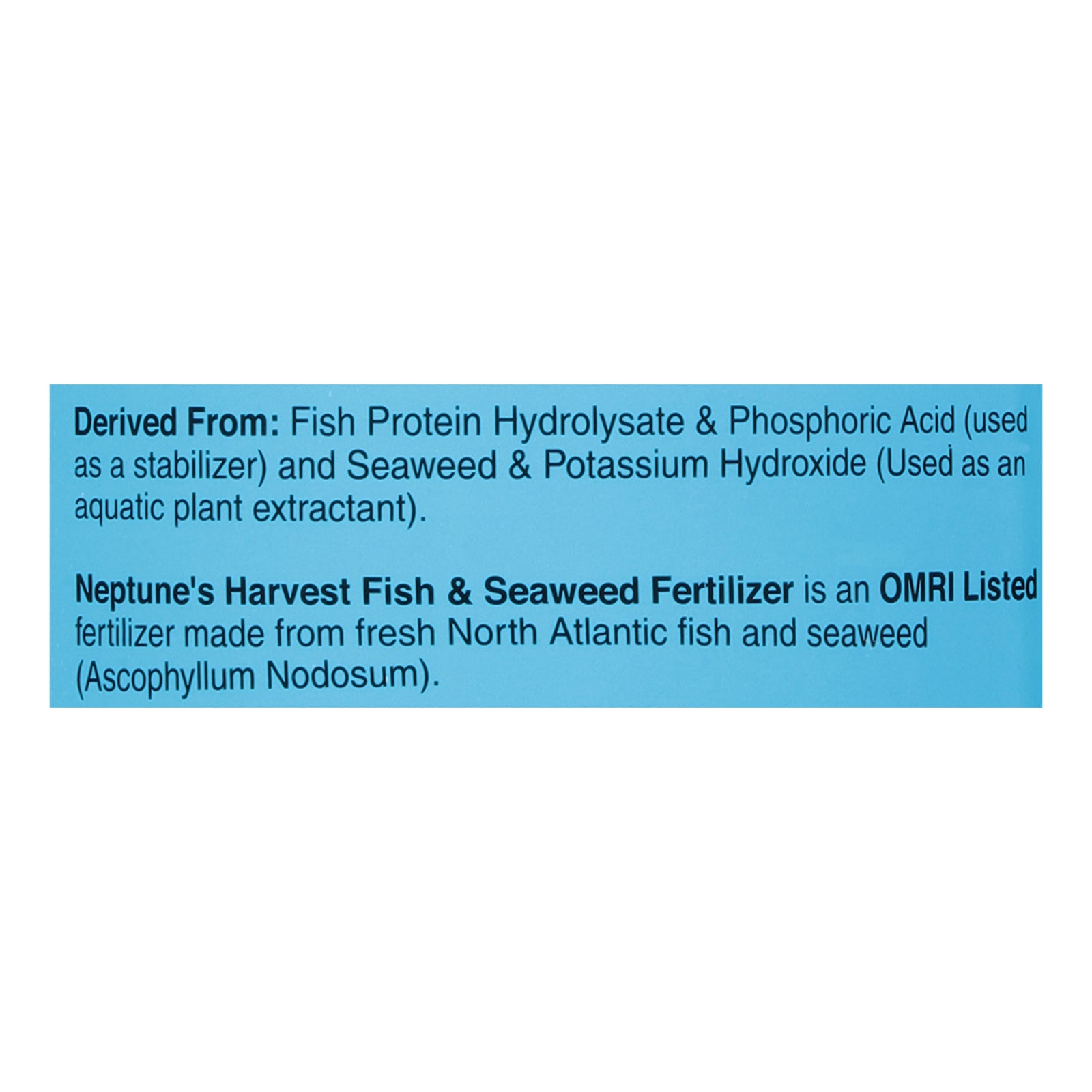 Neptune's Harvest Fish and Seaweed Fertilizer Blend - Blue Label - 9 Lb