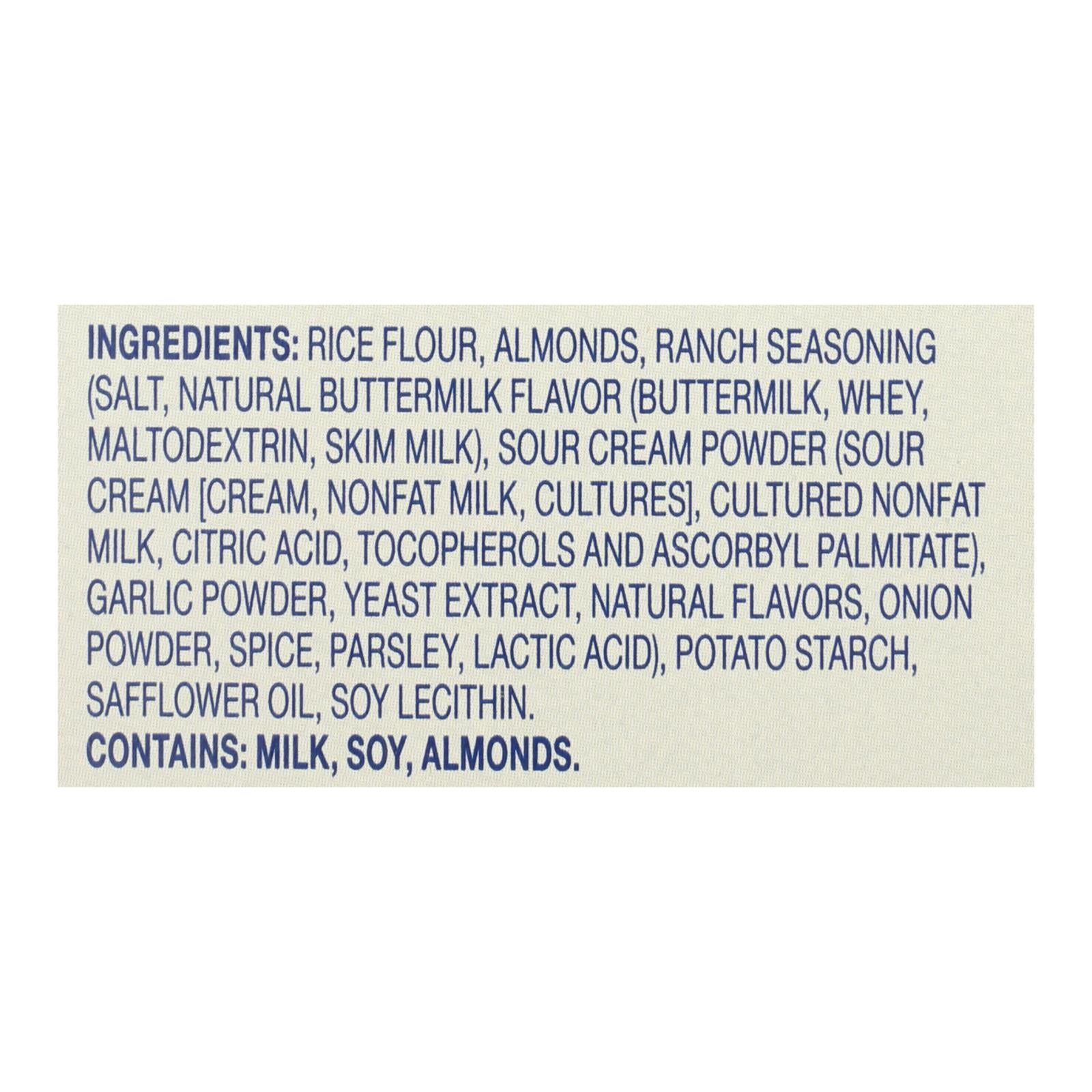 Blue Diamond - Nut Thins - Country Ranch - Case of 12 - 4.25 oz.