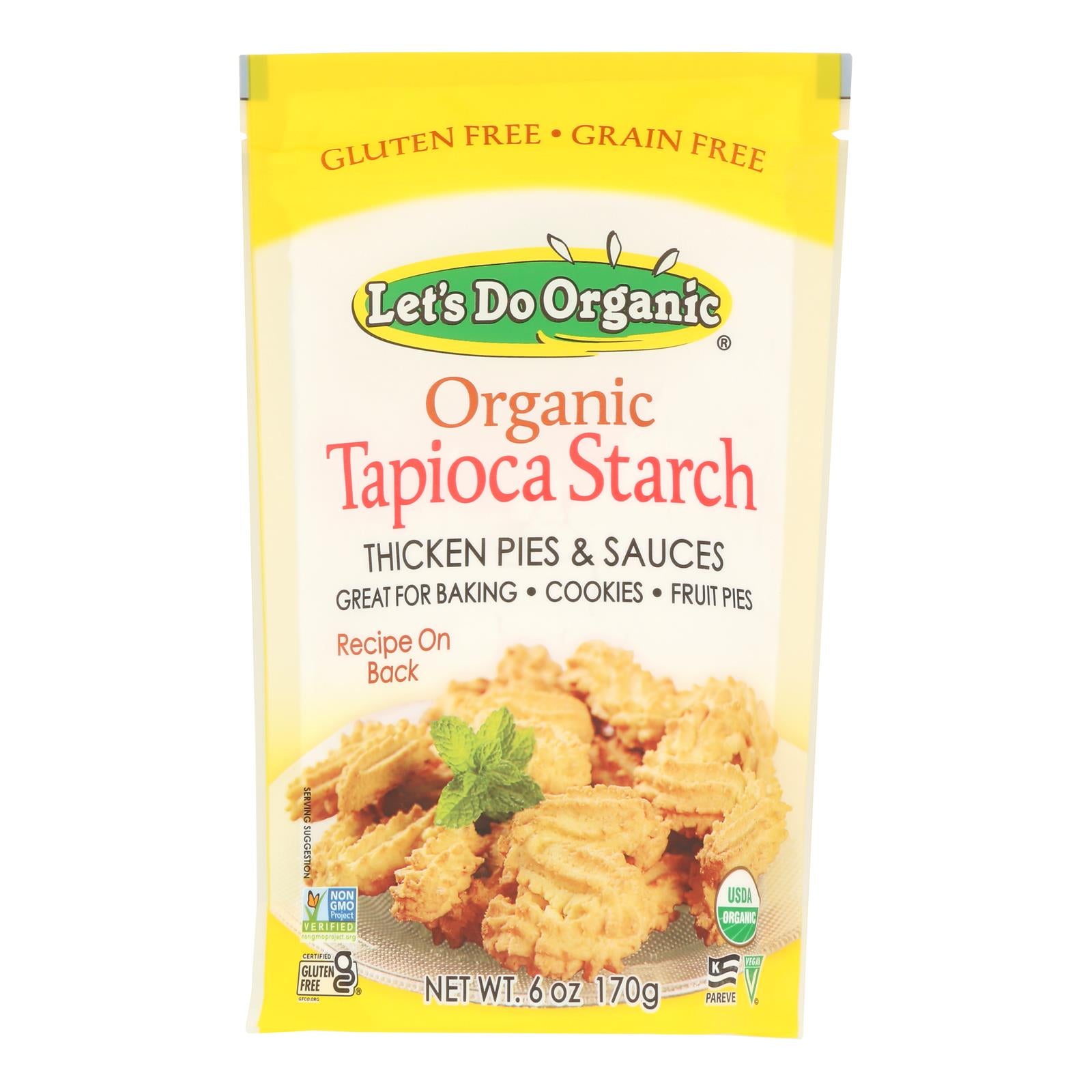 Let's Do Organics Tapioca Starch - Organic - 6 oz - Case of 6