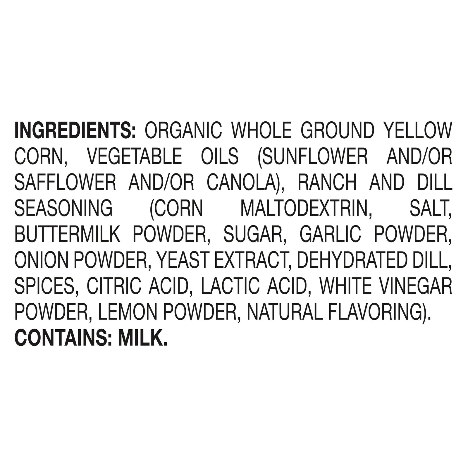 Late July Snacks - Tort Chips Grdn Ranch - Case of 12-7.8 OZ