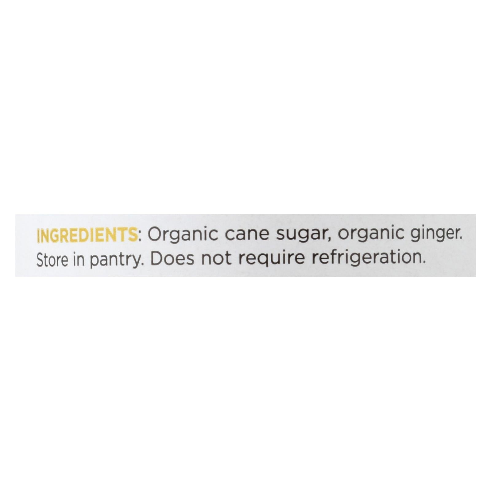 The Ginger People Organic Ginger Syrup  - Case of 12 - 8 FZ