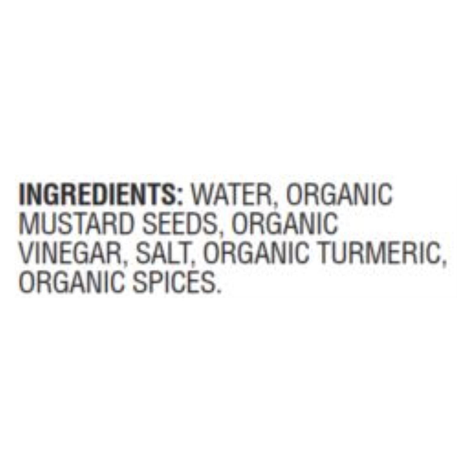 Woodstock Organic Dijon Mustard - Case of 12 - 8 OZ
