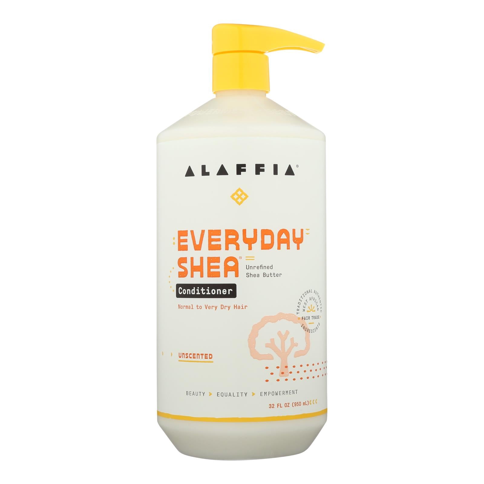 Alaffia Everyday Shea Moisturizing Unscented Conditioner  - 1 Each - 32 FZ