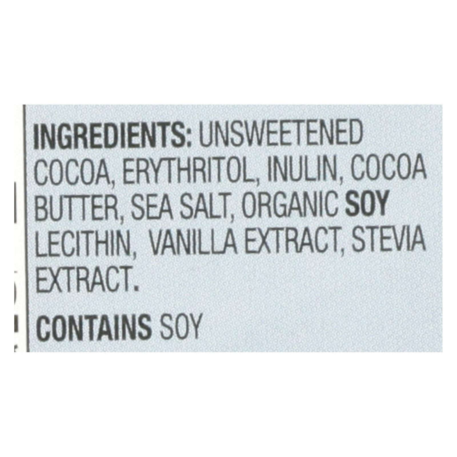 Lily's Sweets Chocolate Bar - Dark Chocolate - 70 Percent Cocoa - Sea Salt - 2.8 oz Bars - Case of 12