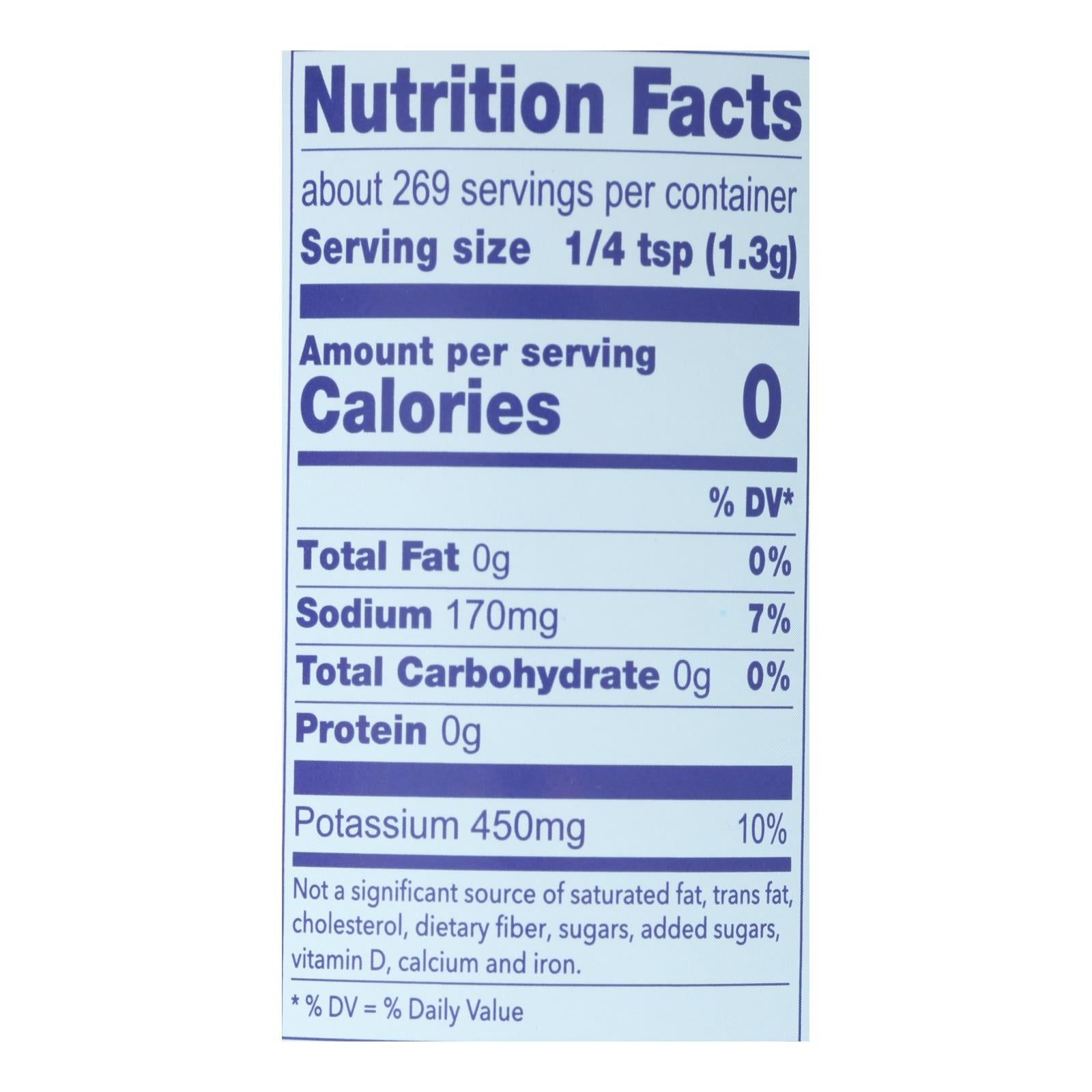 Losalt Reduced Sodium Salt - Case of 6 - 12.35 oz.