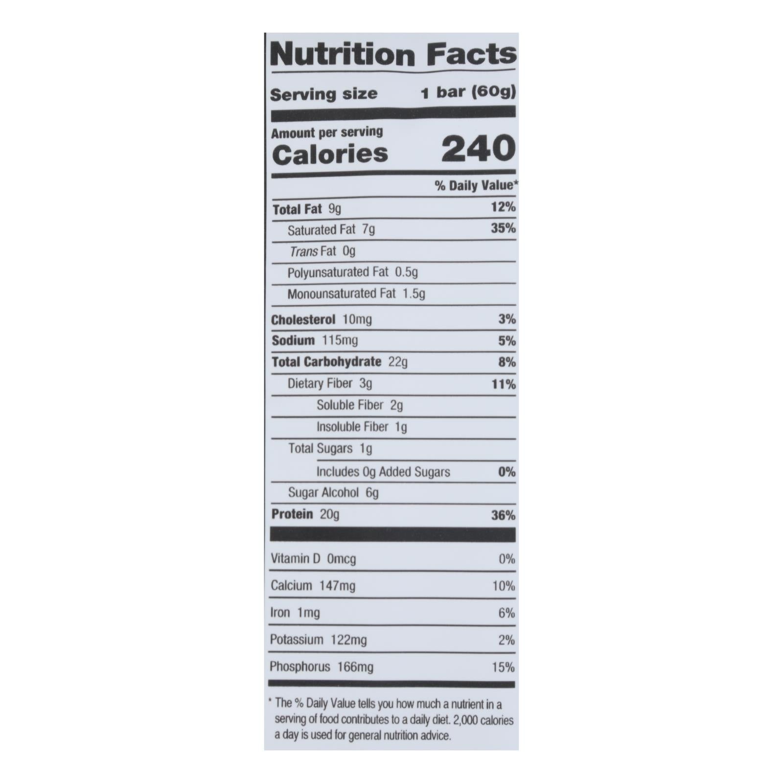 One's Almond Bliss Protein Bar - Case of 12 - 60 GRM