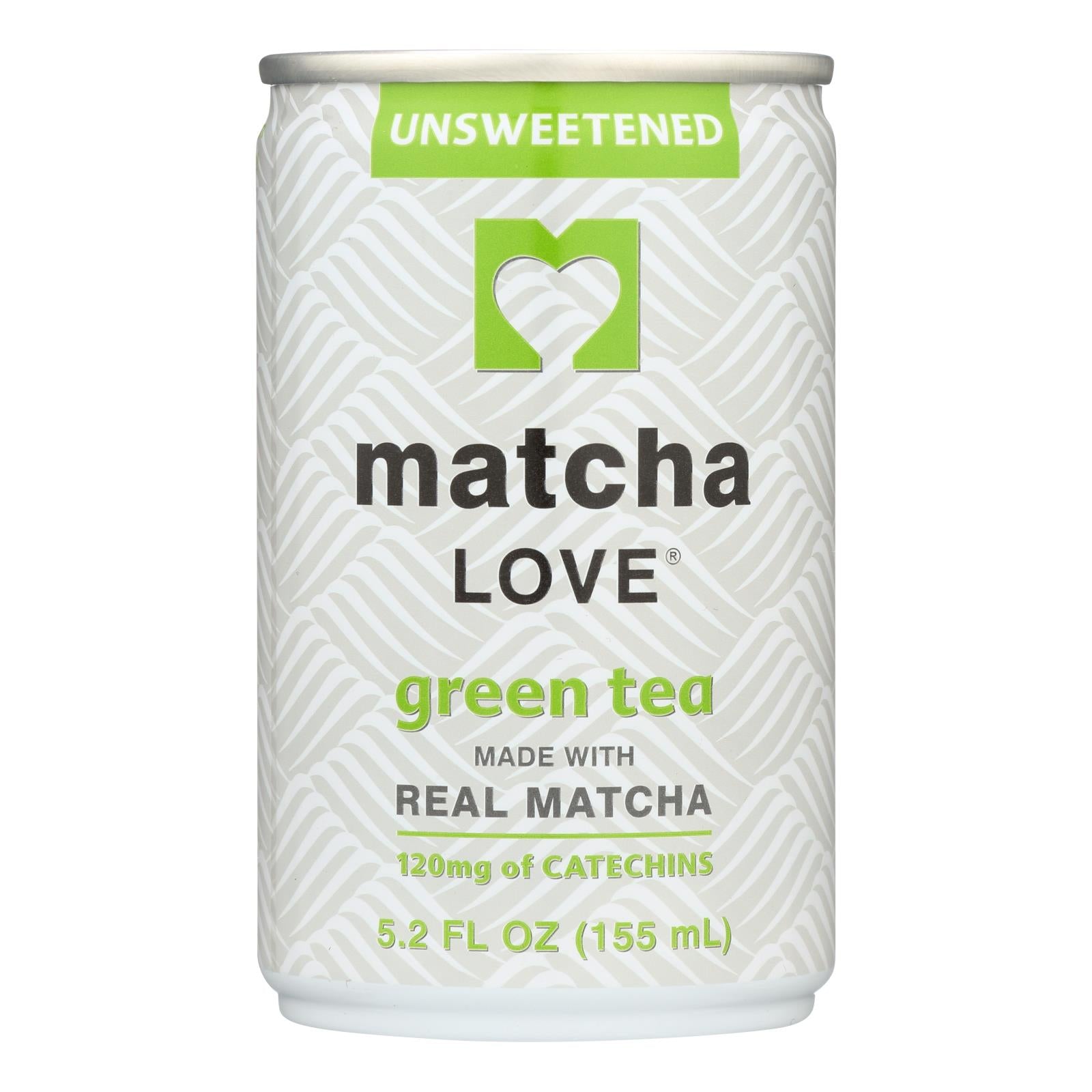 Matcha Love Unsweetened Tea - Case of 20 - 5.2 oz.