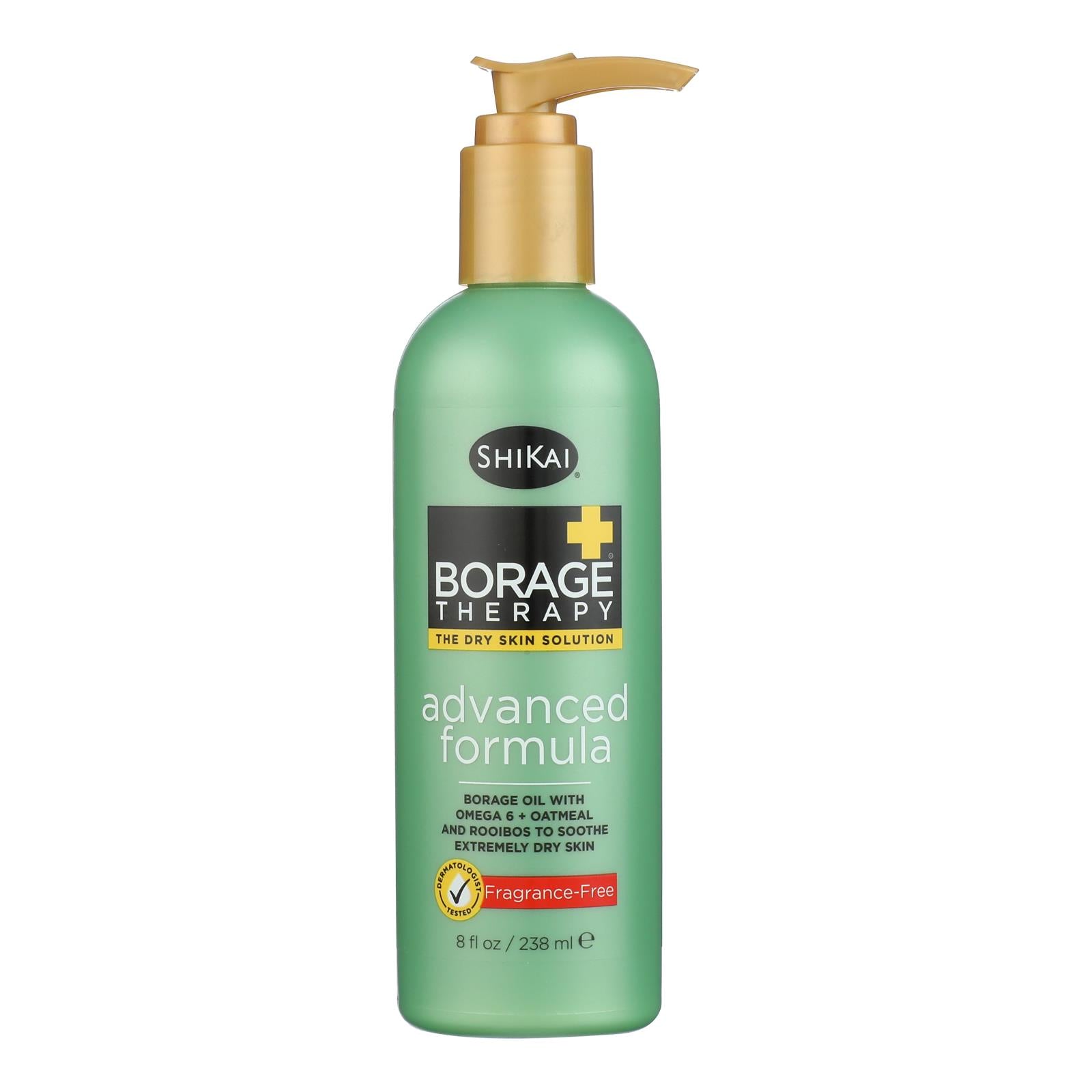 Shikai Borage Therapy Advanced Formula Fragrance Free - 8 fl oz