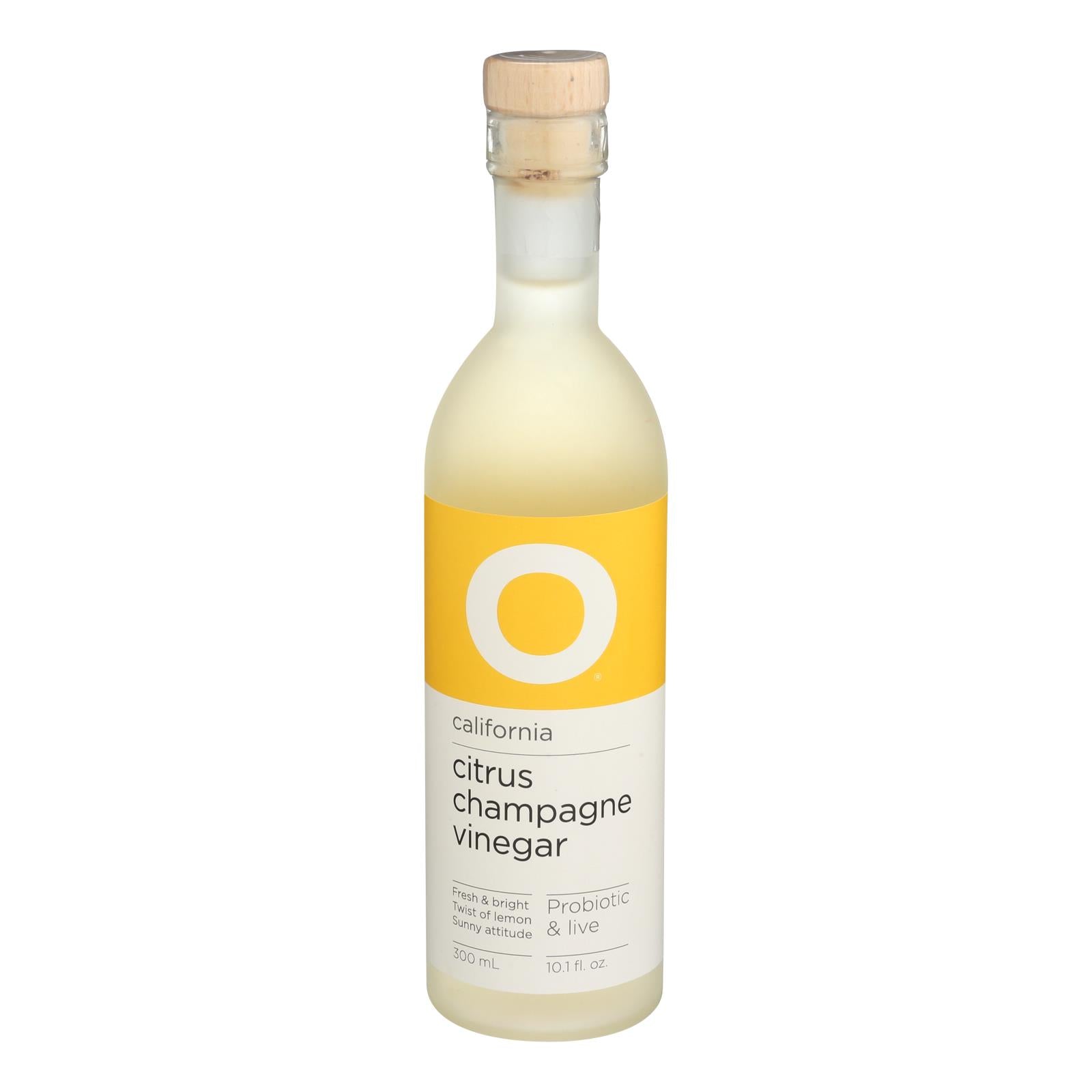O Olive Oil Citrus Champagne Vinegar - Case of 6 - 10.1 FZ