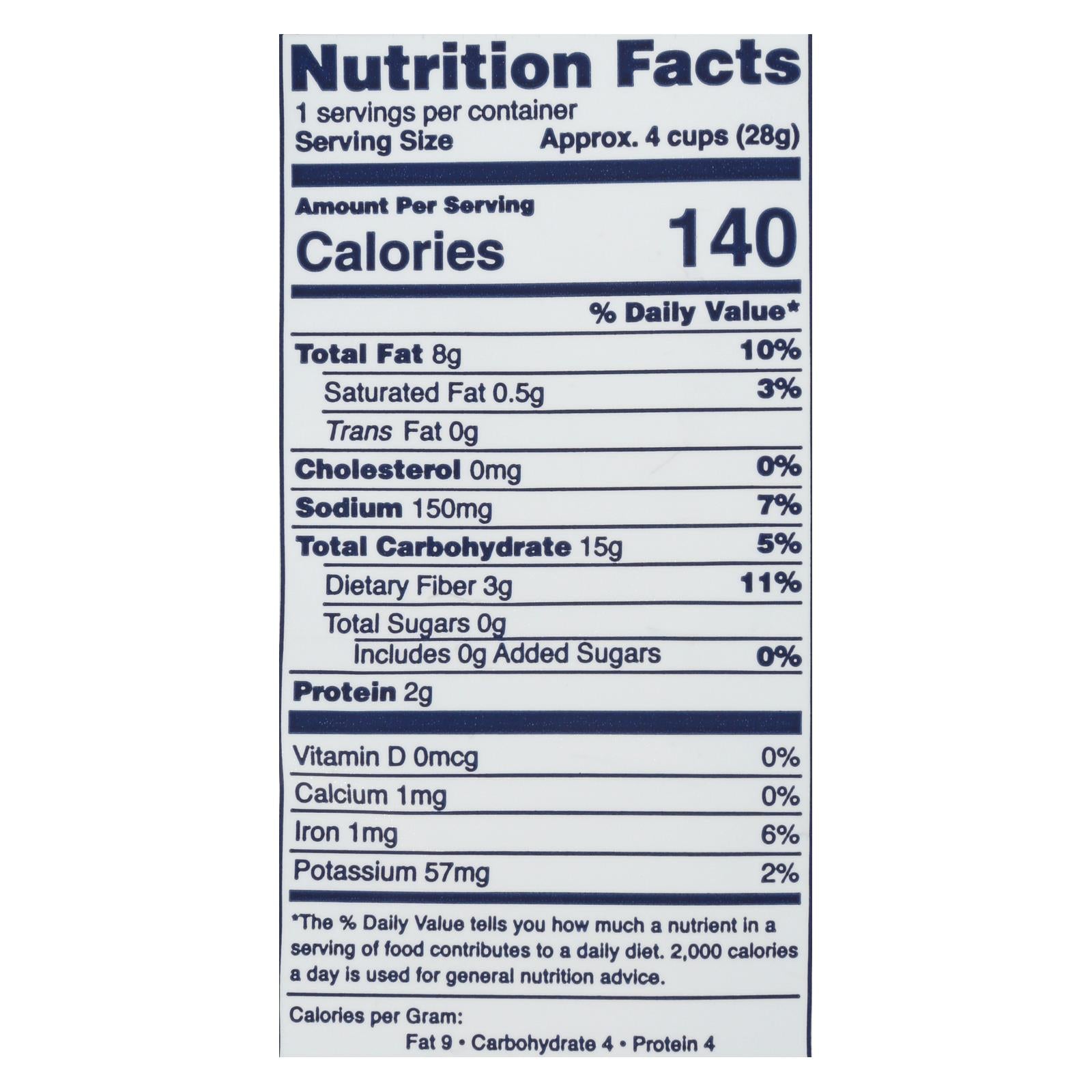 Live Love Pop - Popcorn Sea Salt - Case of 24 - 1.0 OZ