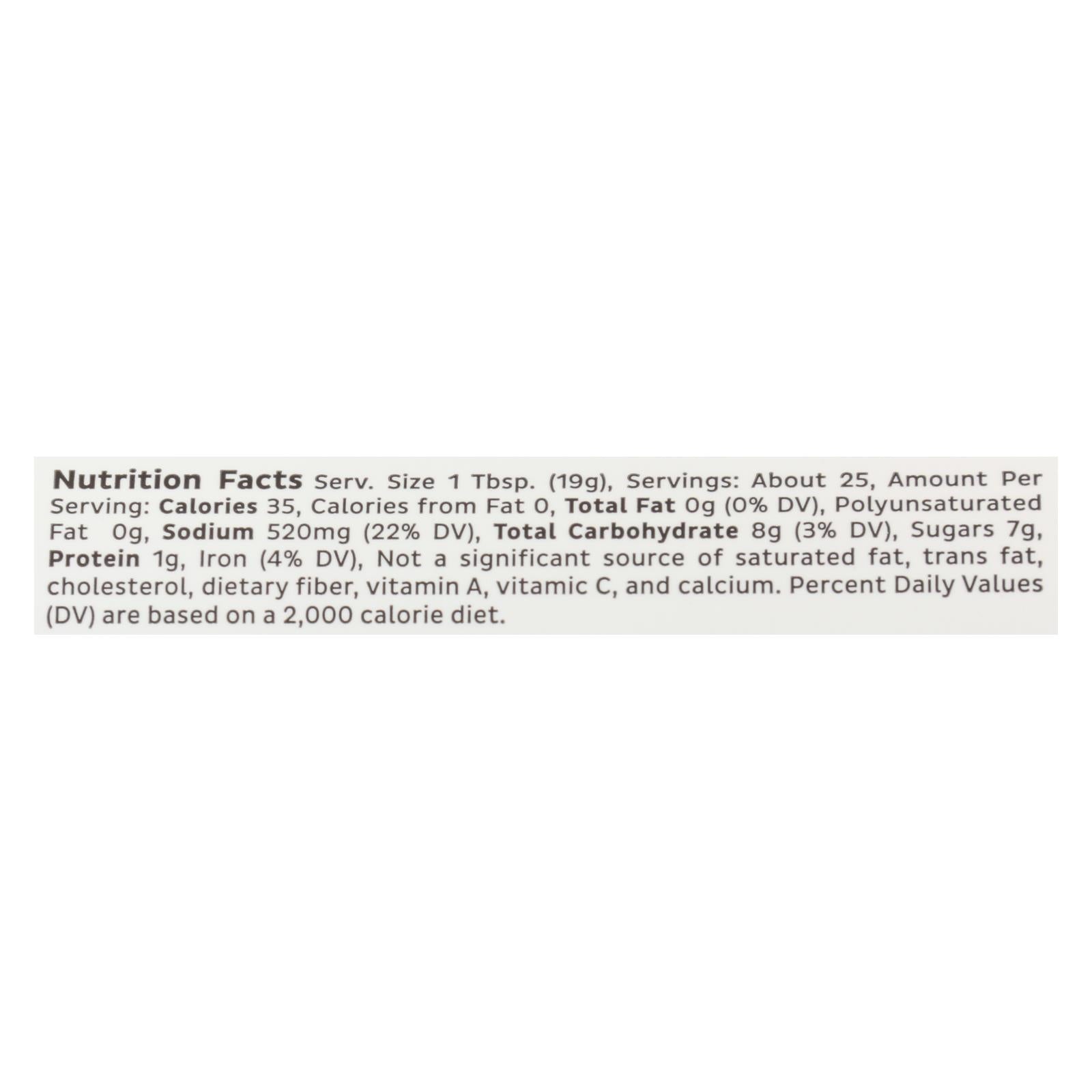 Bachan's - Sauce Japanese Bbq Original - Case of 6-17 FZ