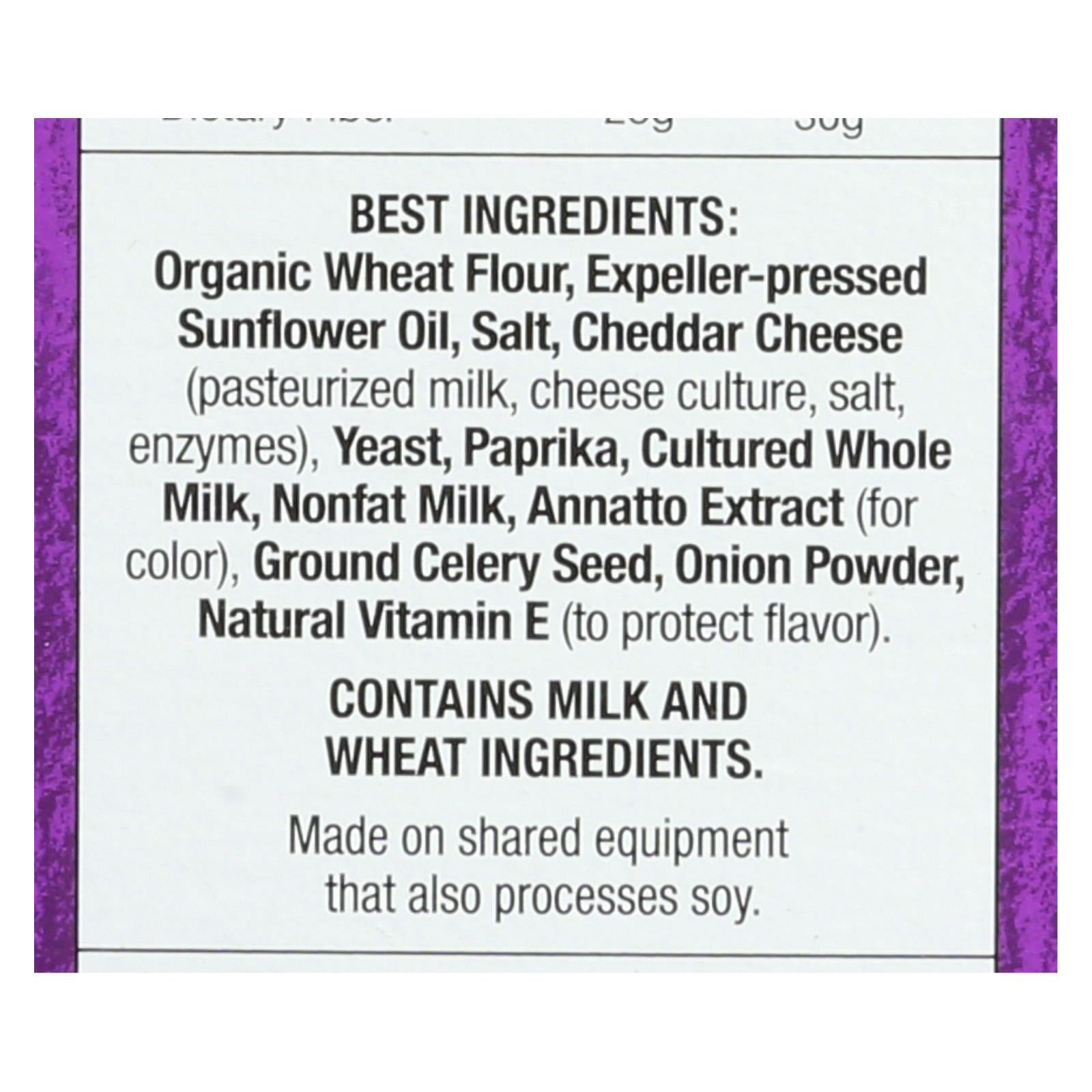 Annie's Homegrown - Snack Crackr  Ched Bun - Case of 12-7.5 oz.