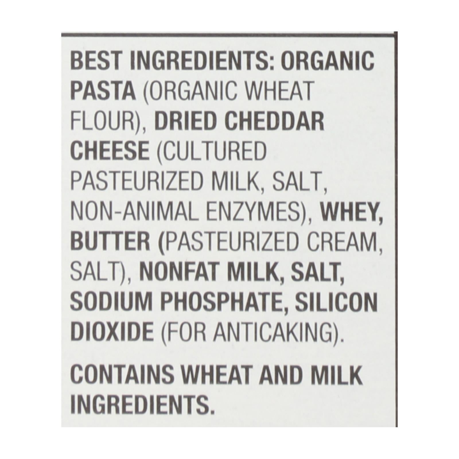 Annies Homegrown Macaroni and Cheese - Shells and White Cheddar - 6 oz - case of 12