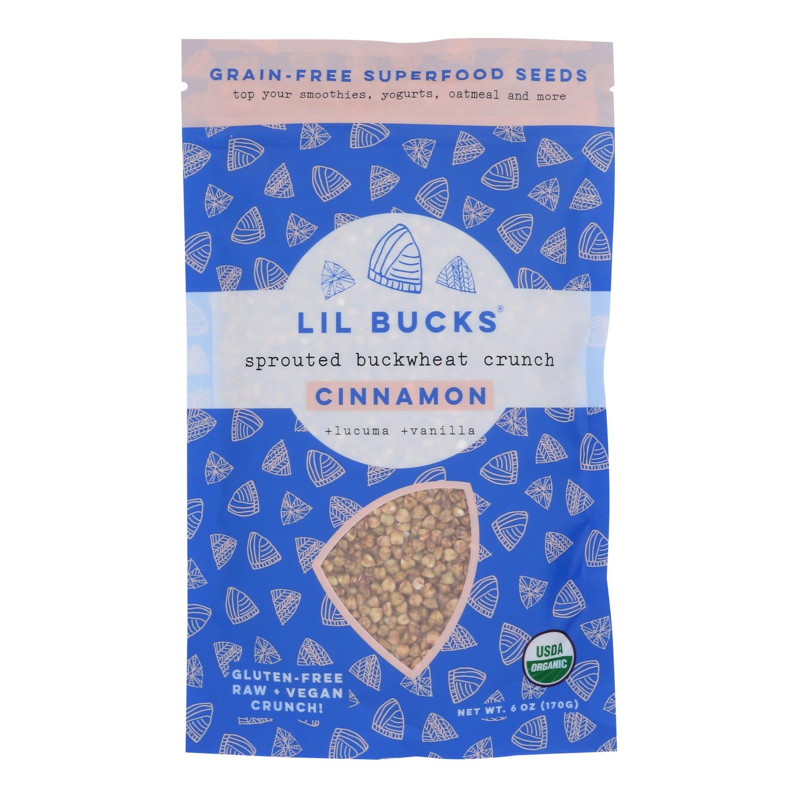 Lil Bucks - Buckwheat Sprtd Cinnamon - Case of 6-6 OZ