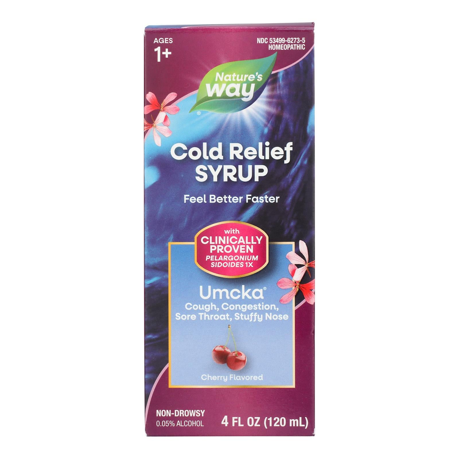 Nature's Way - Umcka ColdCare Syrup Cherry - 4 fl oz