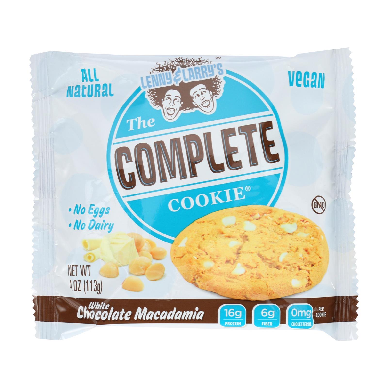 Lenny and Larry's The Complete Cookie - White Chocolate Macadamia - 4 oz - Case of 12
