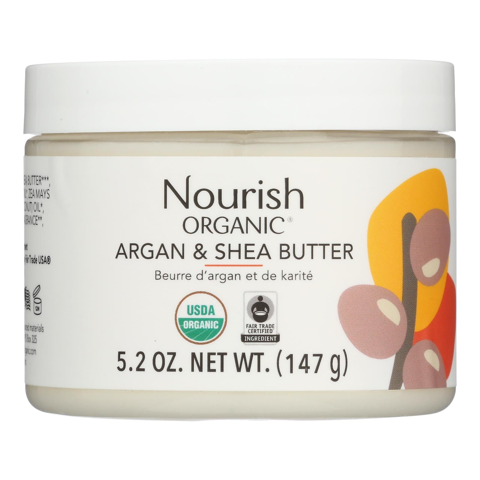 Nourish Argan Butter - Organic - Rejuvenating - 5.2 oz - 1 each