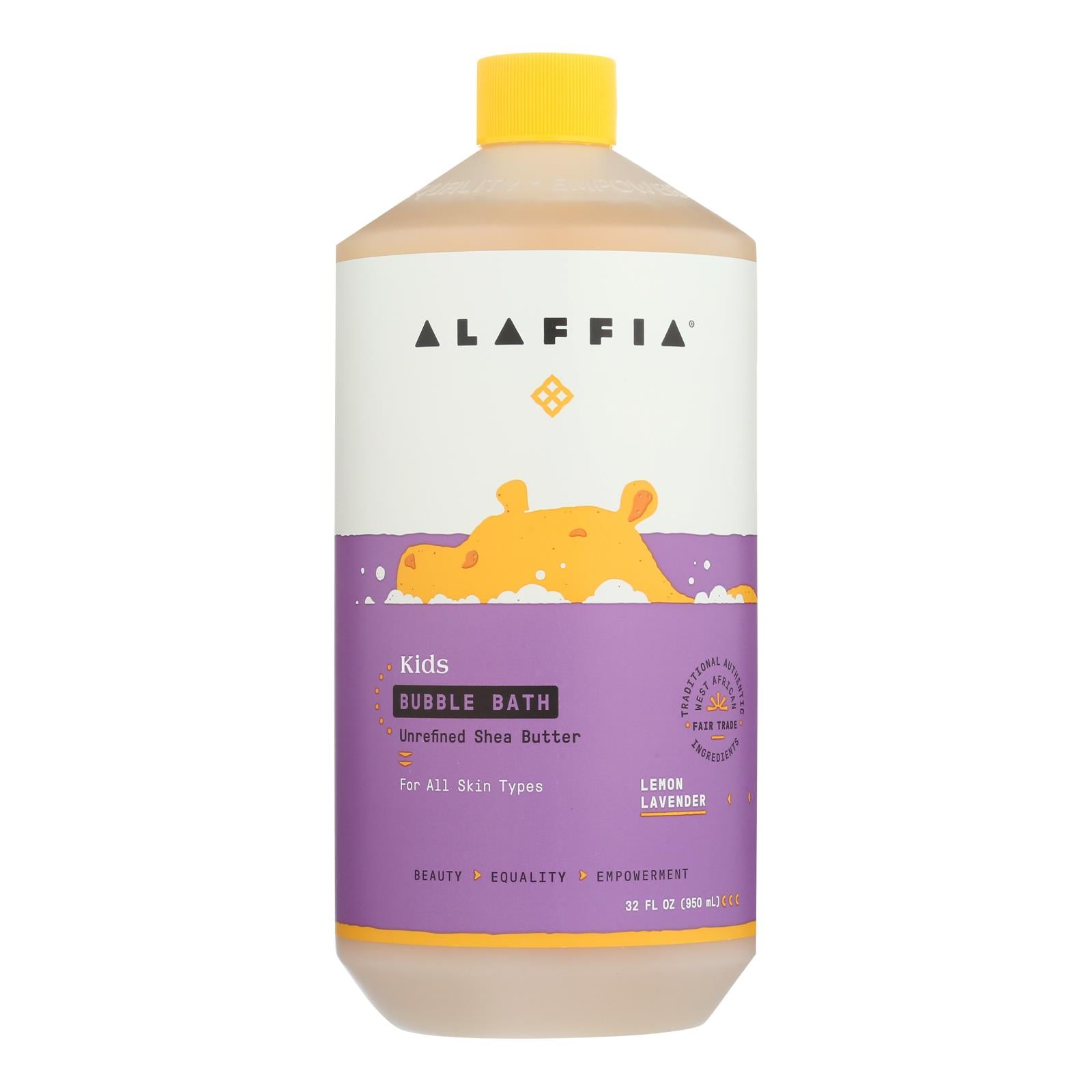Alaffia - Everyday Bubble Bath - Lemon Lavender - 32 fl oz.