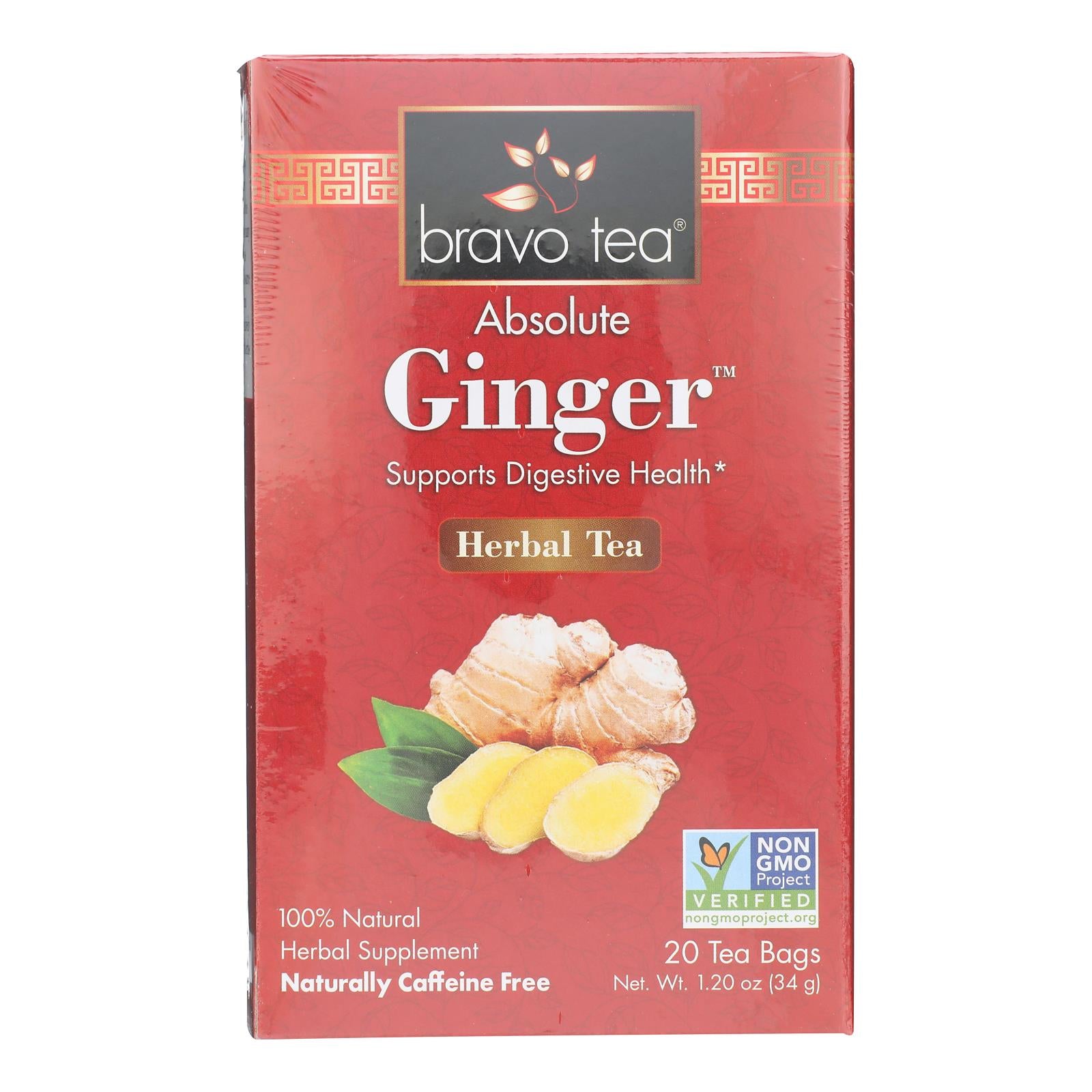 Bravo Teas and Herbs - Tea - Absolute Ginger - 20 Bag