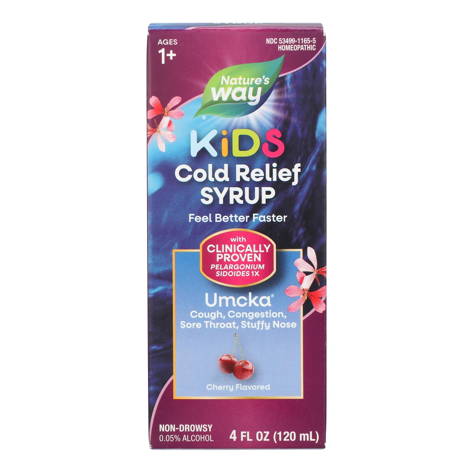 Nature's Way - Umcka Children ColdCare Syrup Cherry - 4 fl oz