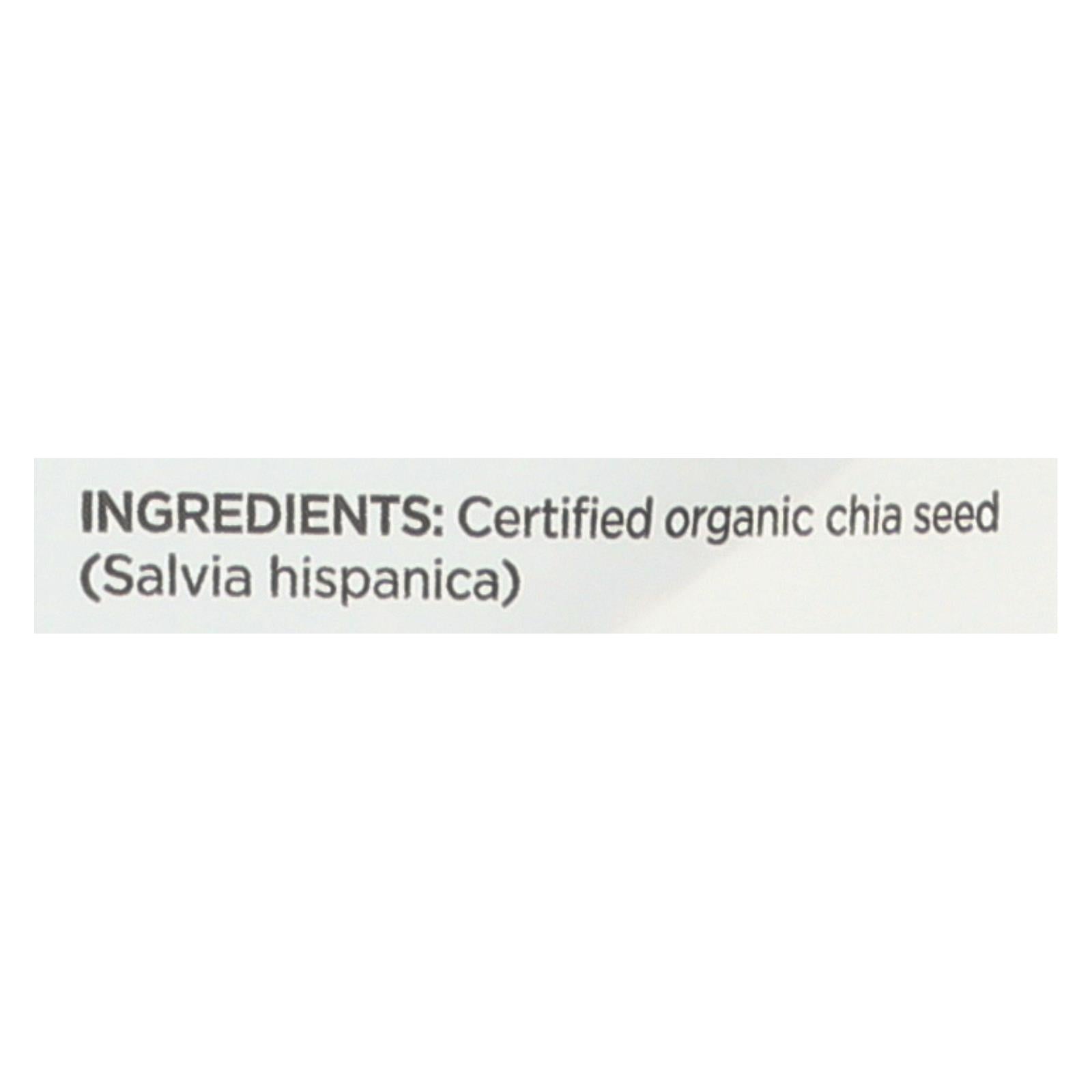 Navitas Naturals Chia Seeds - Organic - Raw - 8 oz - case of 12