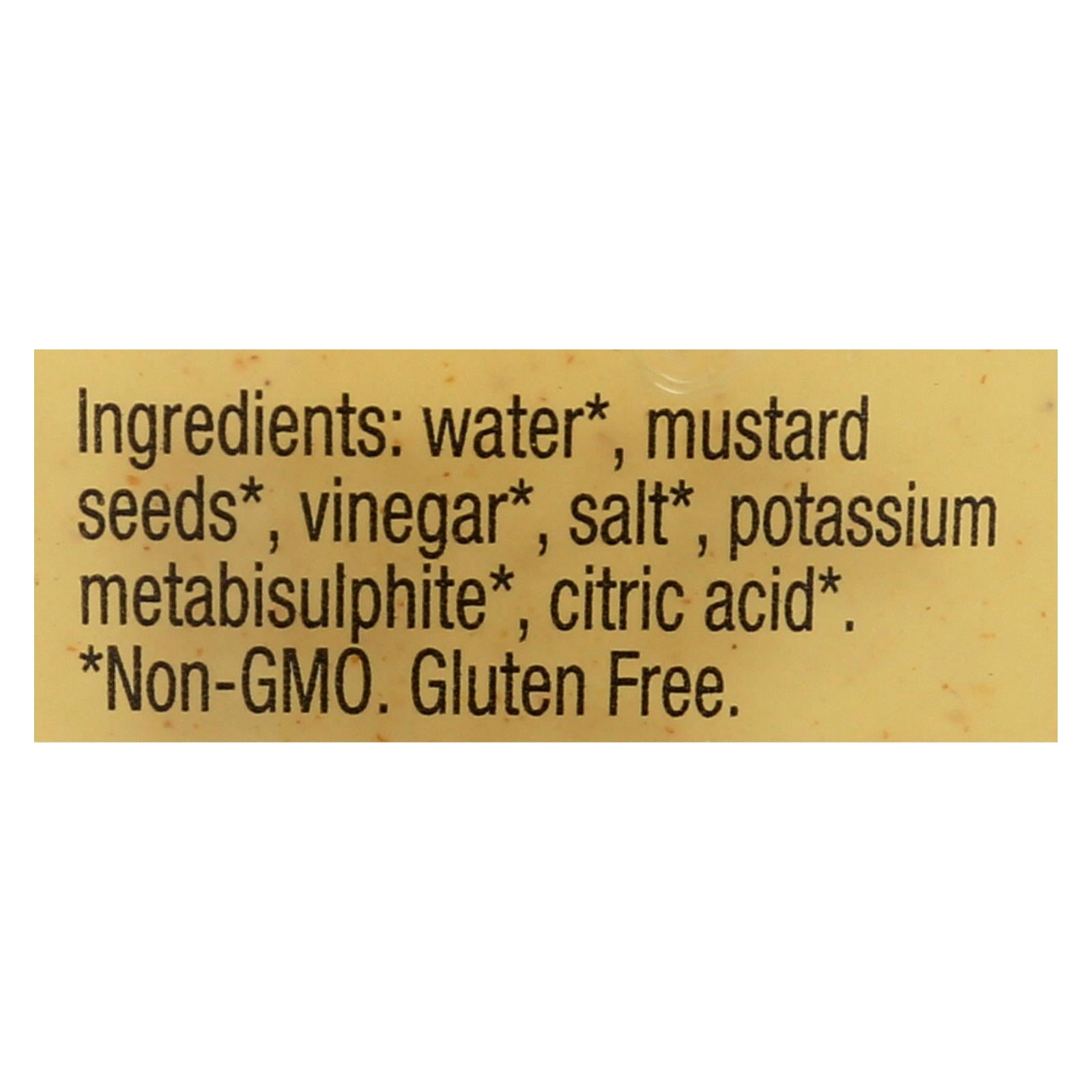 Bornier Dijon Mustard - Gluten Free, Non-GMO, French Gold Medal Winner - Case of 6, 7.4 oz Each