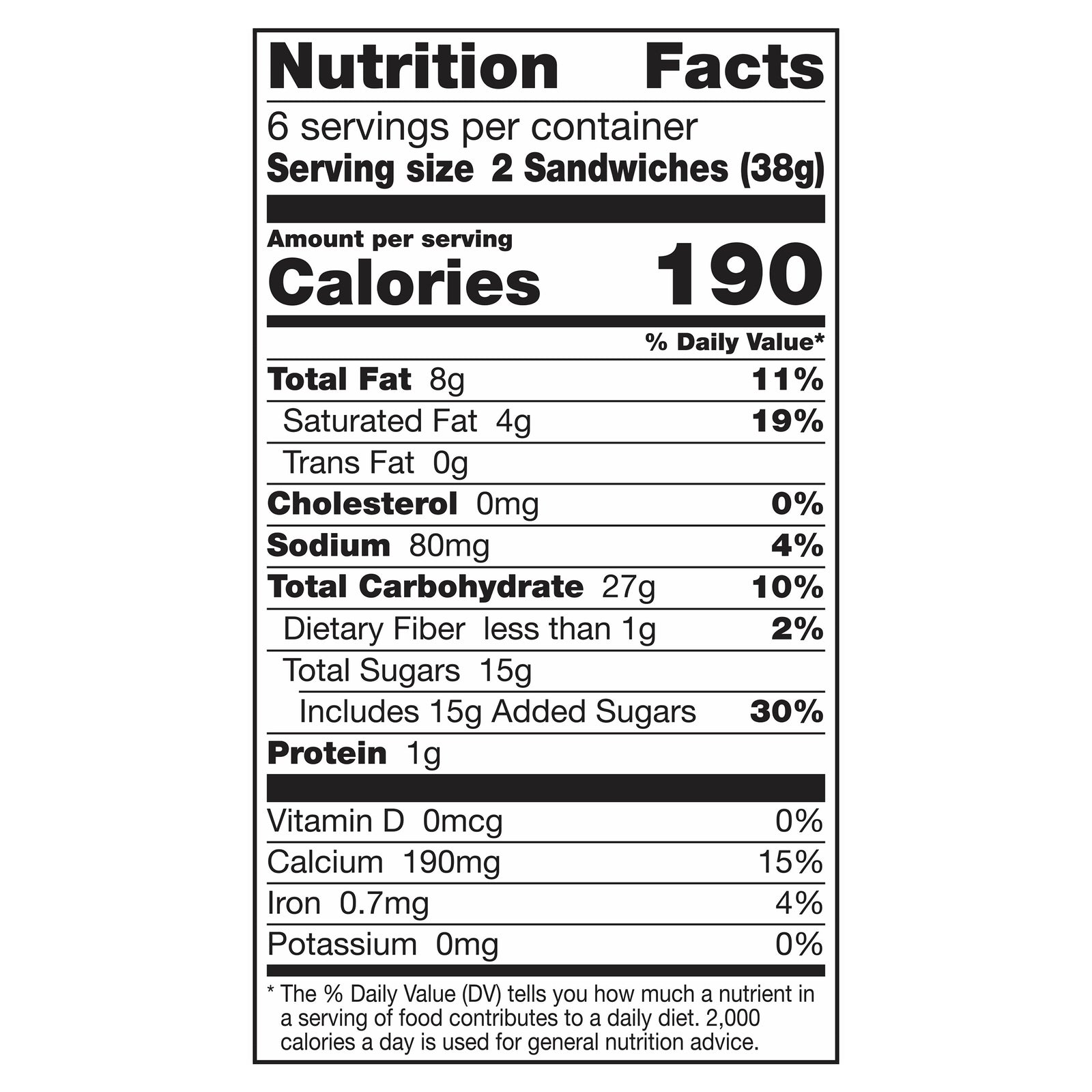 Annie's Homegrown - Grm Sandwich Bday Cake - Case of 6-8 OZ