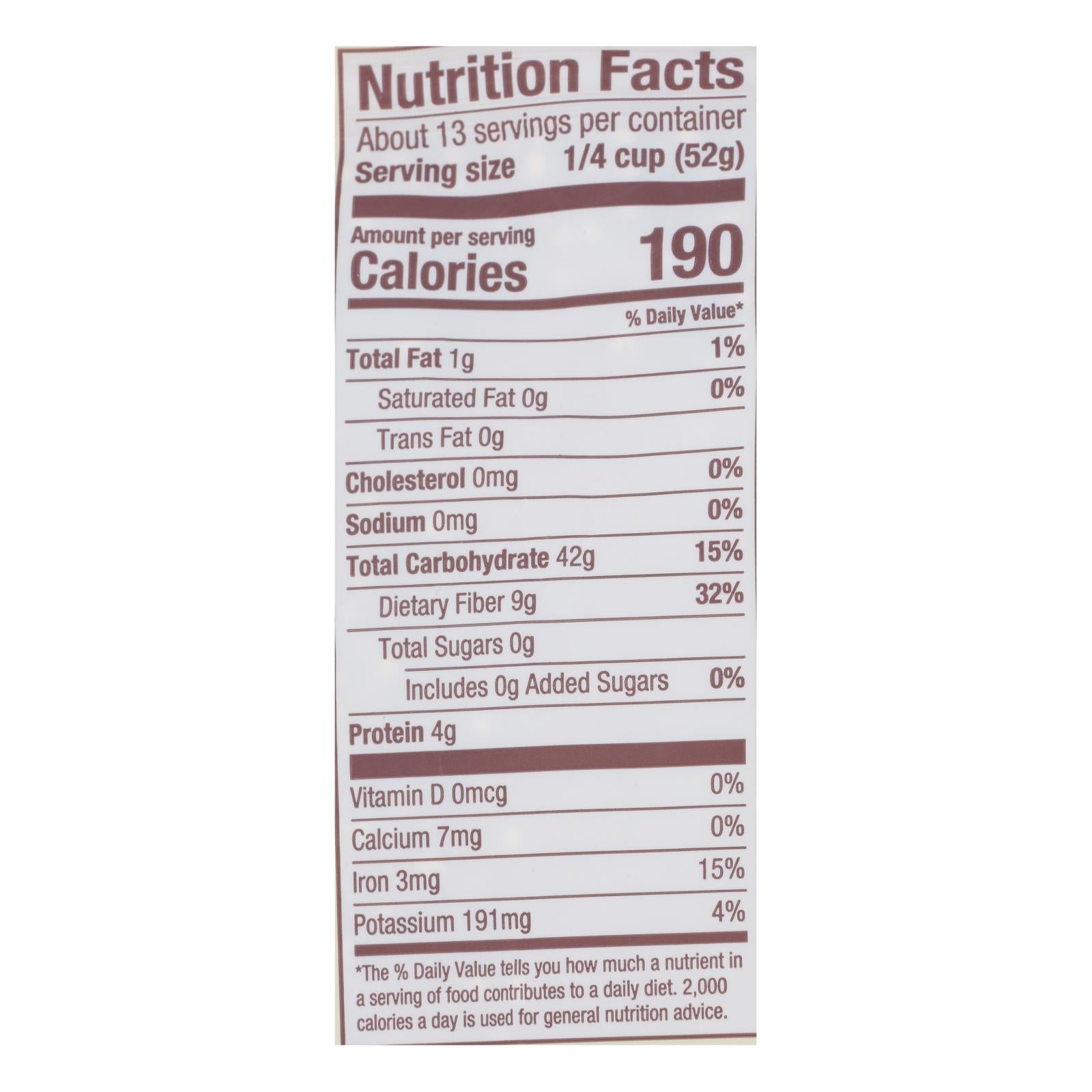 Bob's Red Mill - Sorghum Gluten Free - Case of 4 - 24 OZ