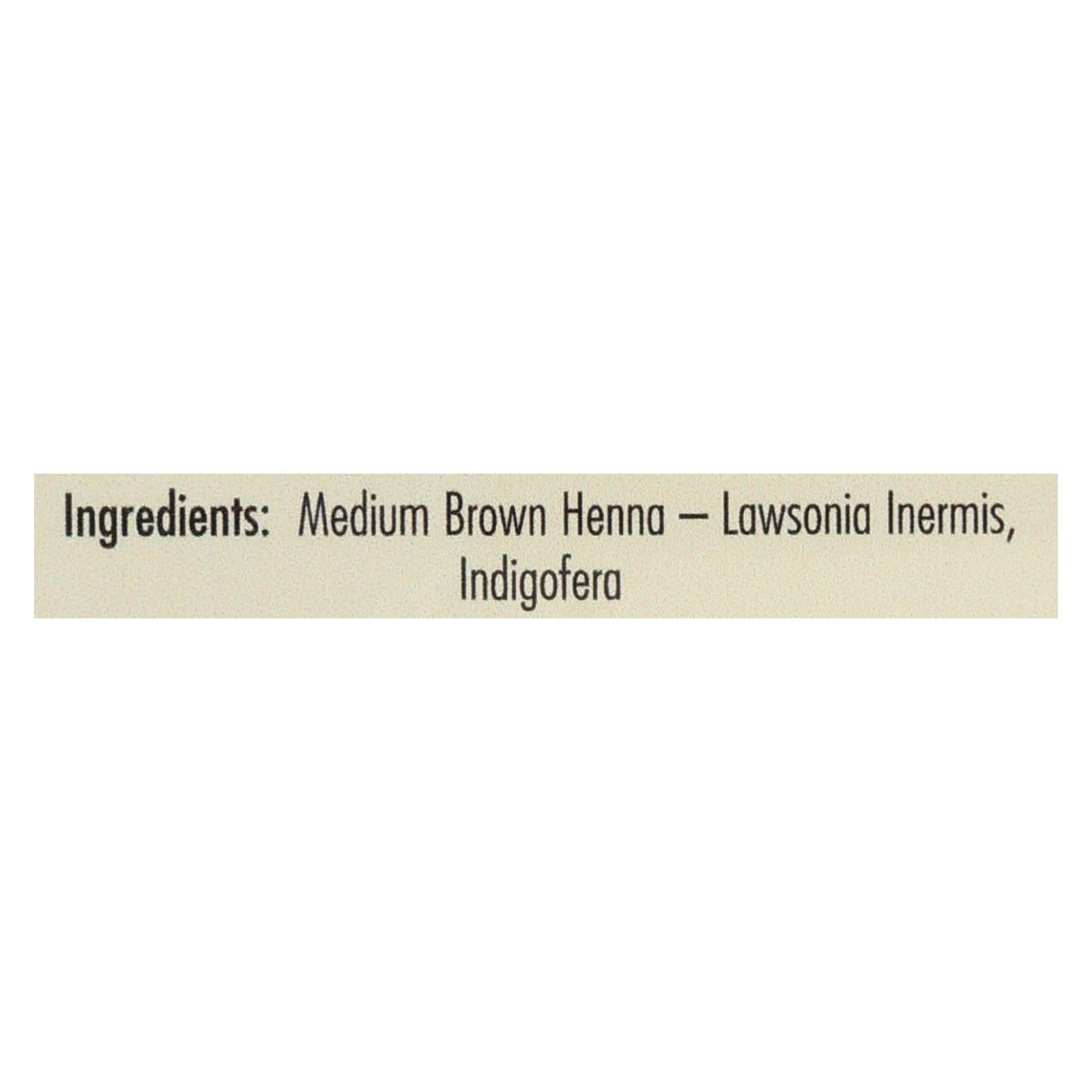 Rainbow Research Henna Hair Color and Conditioner Persian Medium Brown Chestnut - 4 oz