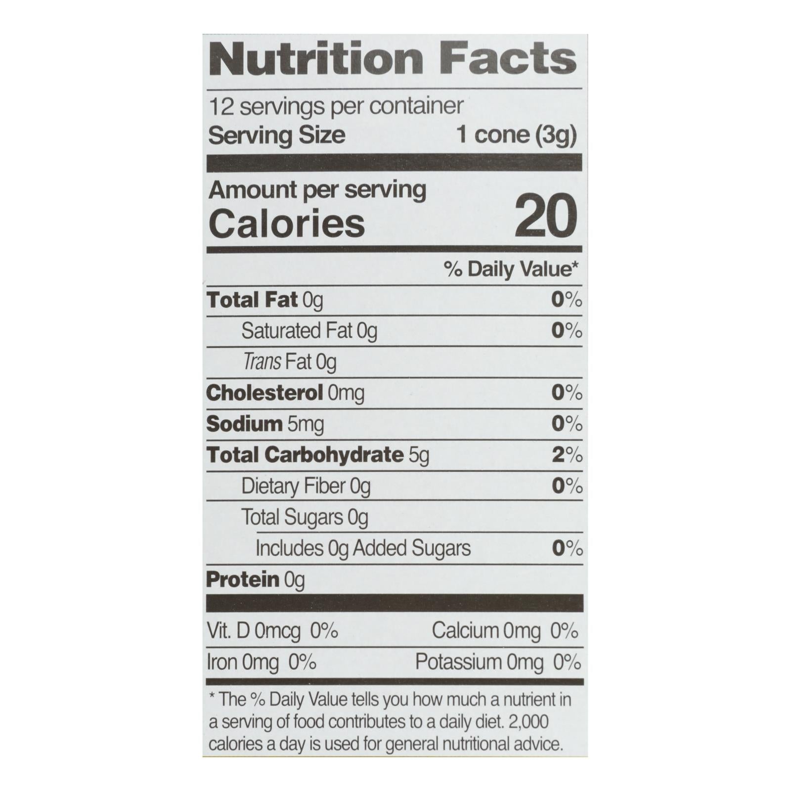 Let's Do Ice Cream Cones - Simple - Case of 12 - 1.2 oz.