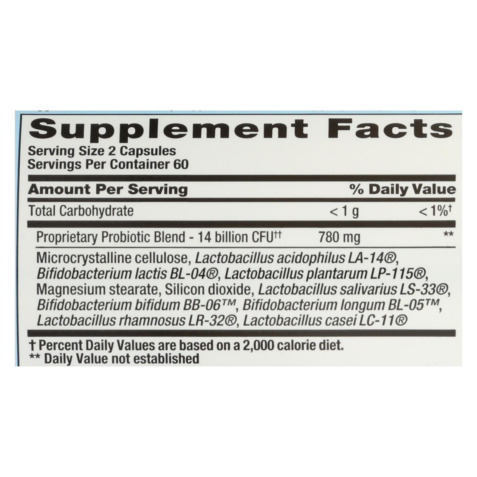 Nutrition Now PB 8 Pro-Biotic Acidophilus For Life - 120 Capsules